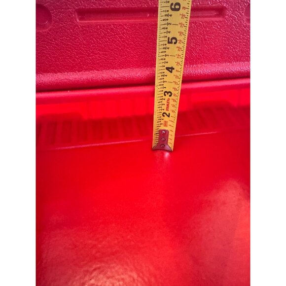 Lego Red Carrying Case With Secure Clasps & Handle For Storage Or Transport Of L - Picture 2 of 11